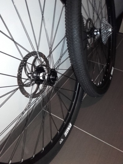 Roues VTT DT Swiss Xr 361 Asymetric 29er, Moyeux DT Swiss 350S, rayons Sapim Race (5)