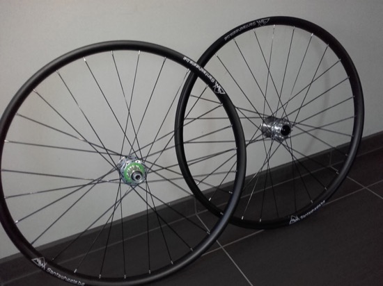 Roues VTT Carbon 29er, Hope Pro 4 Silver, DT Revolution